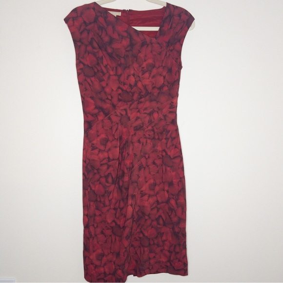 Michael Kors Collection 2010 Runway Rose Petal Asymmetrical Pleated Dress - Picture 3 of 12